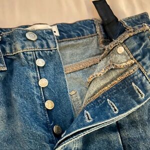Special different fabric jean